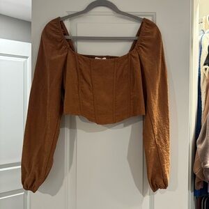 Chic Women's Brown Blouse